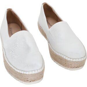 Dr. Scholl's Sunray White Canvas Espadrille Loafers Slip-On US 7M EU 37